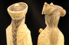 pair chinese ivory emperor and empress