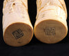 pair chinese ivory emperor and empress
