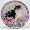 Decorative Cat Plate, Danbury Mint Agneatha