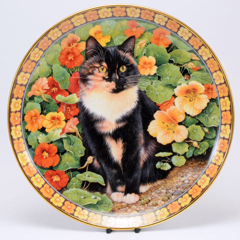 Decorative Cat Plate, DM Motley