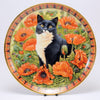 Decorative Cat Plate, Danbury Mint Posky