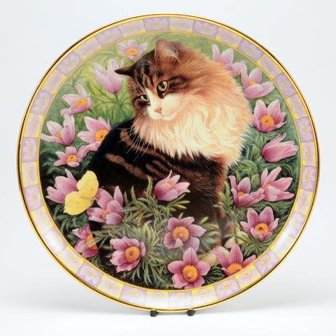 Decorative Cat Plate, DM Simpkin