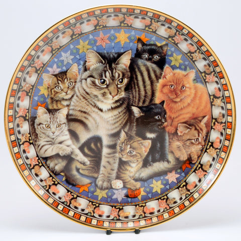 Decorative Cat Plate, DM Muppet