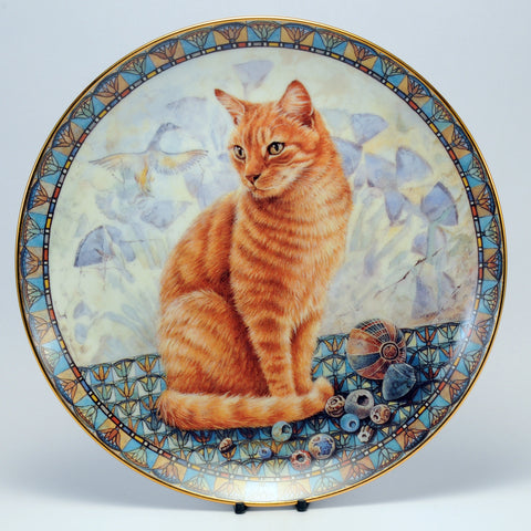 Decorative Cat Plate, DM Spiro
