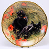 Decorative Cat Plate, Davenport Scarlet Idyll