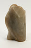 cheeky small carved soapstone wiseman hugging peach 020