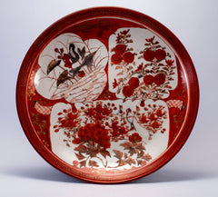 Japanese unusual decorative porcelain taisho bowl decorative plate