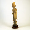 chinese soapstone lady with fan 1