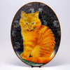 Decorative Cat Plate Royal Worcester Lesley Anne Ivory Dandelion