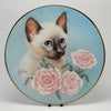 Decorative Cat Plate, HC Siamese Summer