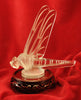 Lalique Grande Libellule Dragonfly Car Mascot Hood Ornament