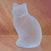 nybro glass cat figurine