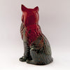 royal doulton flambe cat