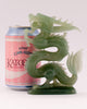 superb jade green dragon ball loose in mouth