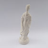 white porcelain figurine blanc de chine lady basket