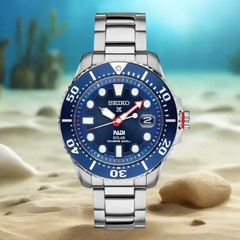Seiko Prospex
Prospex Sea PADI Solar Divers Watch Blue SNE549J1