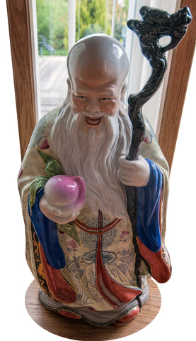 chinese figurine peach