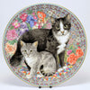 Decorative Cat Plate, Royal Worcester  Purrfect friends