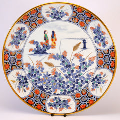 Imari Japanese decorative plate sceneA (1 of 6)