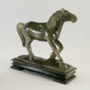 carved green soapstone horse