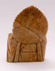 carved soapstone buddha sitting hand on knee left 235