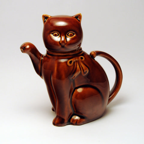 chinese cat teapot glossy 1
