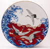 Japanese Birds at sea decorative plate