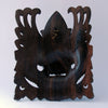 Chinese dragon face carving