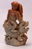 chinese soapstone carving immortal fish