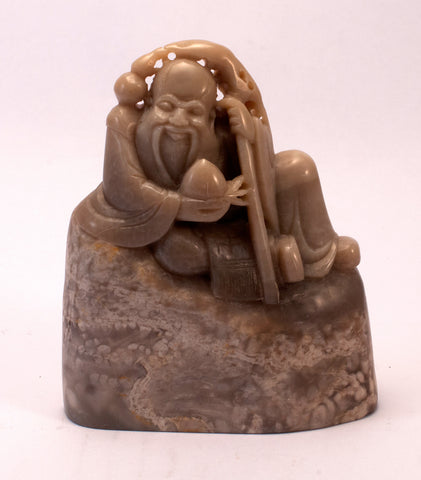 chinese soapstone carving immortal