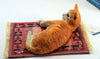 d2 cat on peruvian woven rug Lesley Anne Ivory