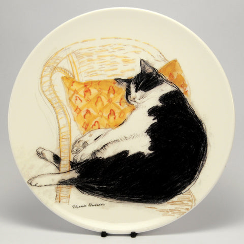 Decorative Cat Plate Royal Mail (Royal Doulton)  Fred asleep