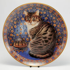 Decorative Cat Plate, DM  Gemma
