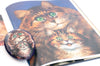 louis wain mother and child painted stone and book 300