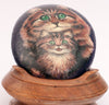 louis wain mother and child painted stone and book 300